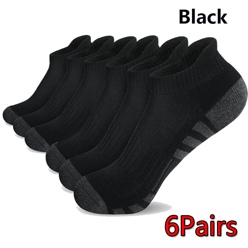 Pairs Ankle Athletic Running Socks Breathable Cotton | SAMAG