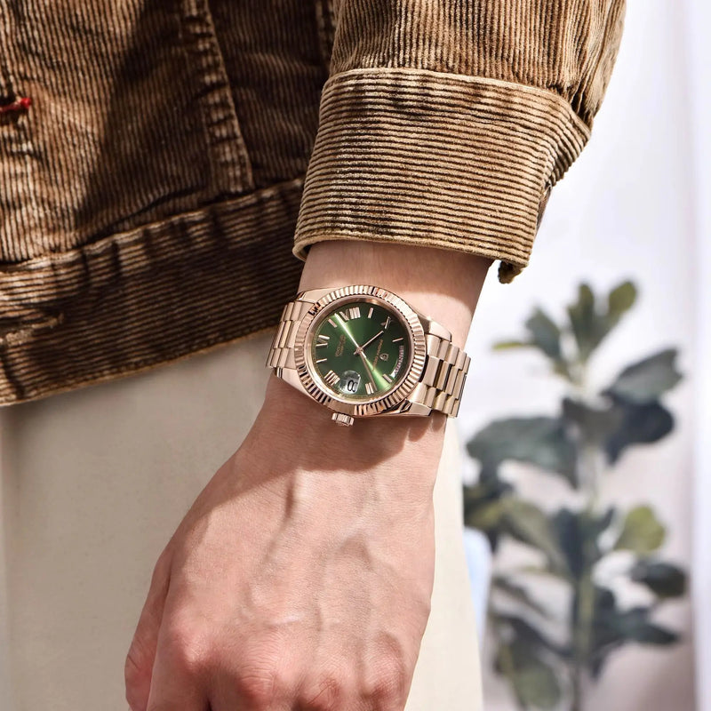 2026 New PAGANI DESIGN Rose Gold DD40 Luxury Automatic Watch Men Mechanical Wrist Watches Men Japan NH36A AR Sapphire crystal