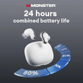 Monster MQT52 Wireless Headphones Bluetooth 5.4 HIFI Stereo Earphones Talking Noise Canceling Music  Gaming Headset with Mic