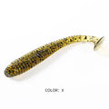 2023 Supercontinent Impact Ring Shad Fishing Lure Soft 20pcs 10pcs 6pcs Plastics Baits Swimbait Jigging Lure Artificial Baits