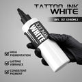 DQFART 240ml Triple Black/Withe Professional Tattoo Ink For Permanent Semi-permanent Skin Body Art Pigment Tattoo Supplies