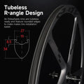ELITEWHEELS Gravel 5 Carbon Spoke Wheels Road Disc Tubeless Inner Width 19mm Ratchet System Center Lock Hub Trail Cross Country