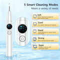 Ultrasonic Scaler Plaque Remover for Teeth Dental Calculus Remover with 5 Modes Teeth Cleaning Kit Sonic Tartar Remover