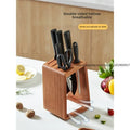 Solid Wood Knife Rack Multi - functional Kitchen Antibacterial Mildew - proof Household Storage - View 4 | SAMAG