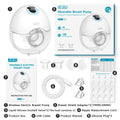 Wearable Breast Pump Hands Free Electric Comfort Milk - View 6 | SAMAG
