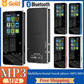 New 1.8 Inch Metal Touch MP3 MP4 Music Player Bluetooth-compatible 5.0 Fm Radio Video Play 8/32/64GB E-book Hifi Player Walkman