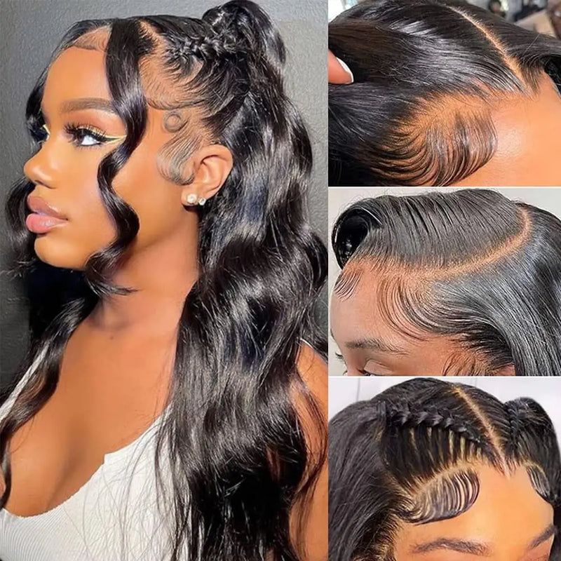 Body Wave Lace Front Wig 13x4 13x6 30 32 34 36 38 Inch 4x4 Lace Closure Wig Gluless Transparent Human Hair Lace Frontal Wig Sale