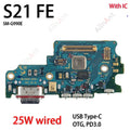 USB Mic Board Dock Charger Connector Charging Port Flex Cable For Samsung Galaxy S25 S24 S23 S21 S20 FE G781W G990W S721W S711W
