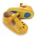 Spring and Autumn Yellow Countryside Style Princess Shoes 0-12 Months Baby Soft soled Anti slip Sneakers