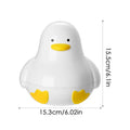 Microwave Egg Steamer 4-Capacity Breakfast Cooker Perfectly Cooked Egg Duck Shaped Microwave Cooking Accessories for Kitchen