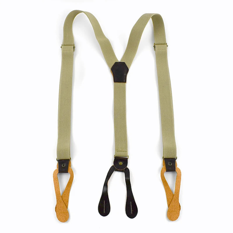 1Pc 2.5*115cm Adults Men's Suspenders Pants Y-Shaped Braces Adjust Elastic Anti-Slip Strap DIY Male Fashion Belts and Suspender