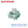 GATERON Magnetic Jade Gaming, Attraction, Silent Switch, Freely Setting, HE Hall Sensor HIFI Sound for Magnetic Keyboard Gaming