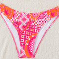 Women's Two Piece Bikini Set 2025, Sexy Triangle Push Up Swimsuit, Floral Print Bathing Suit, Beach Swimwear