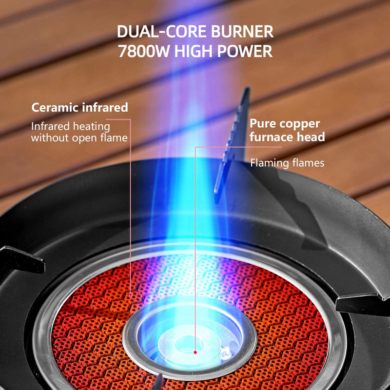 BISINNA Camping 7800W High Power Gas Stove Split Portable - View 2 | SAMAG