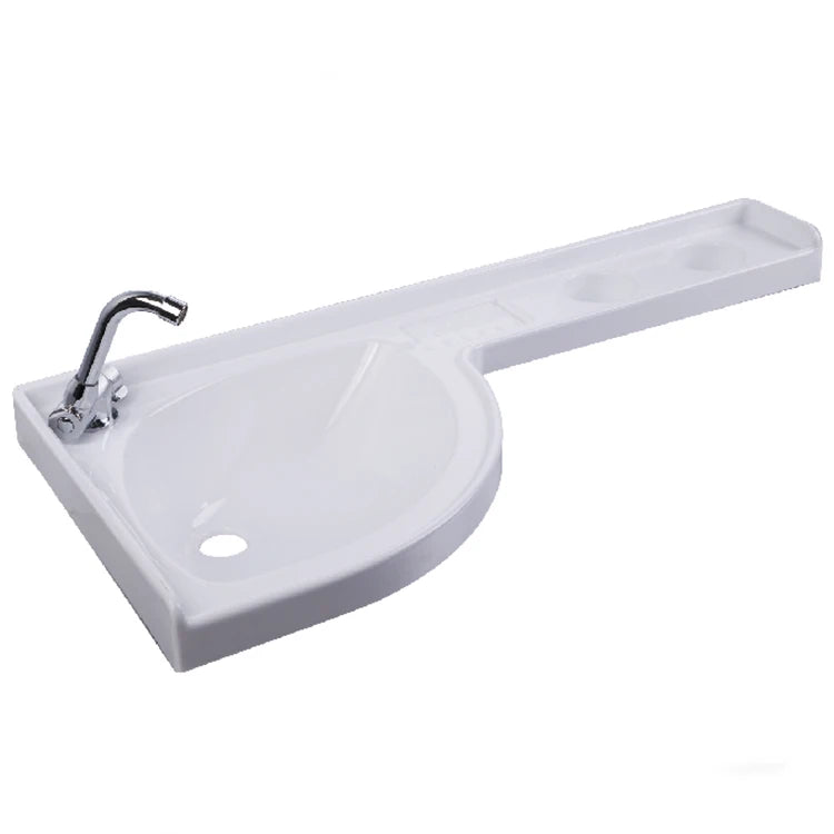 Shower Room Basin Surround Campervan Accessories Acrylic Sinks Pull Out Faucet And Drainer For Choosing
