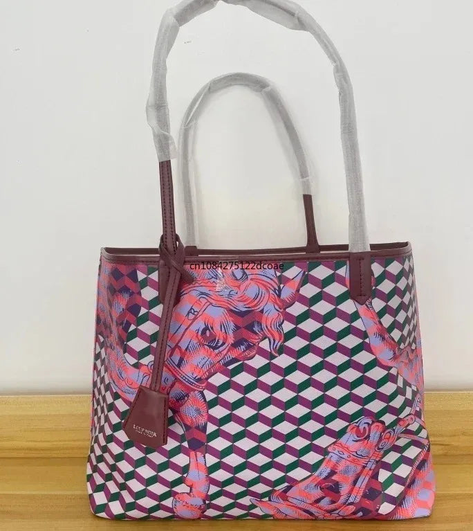 LOUP NOIR Tote Bag for Women Shoulder Women Bags High Quality Famous Brands Bag Casual Totes Large Capacity Noir Bag