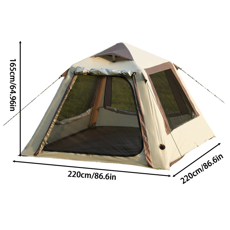 PAKICETUS Large Luxury Inflatable Glamping Tent - View 15 | SAMAG
