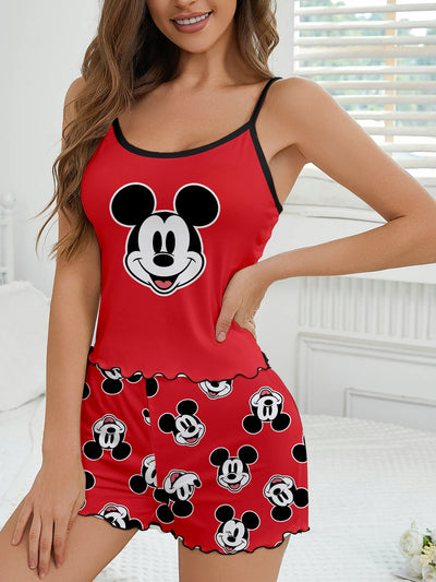 Women's Disney Mickey Avatar Cute Cartoon Pajamas Home | SAMAG
