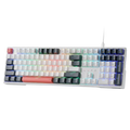 Redragon K668 RGB Gaming Keyboard, 108 Keys Wired Mechanical Keyboard w/Extra 4 Hotkeys Upgraded Hot-swappable Socket，Red Switch
