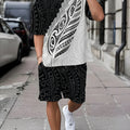 Men's Summer Set Flower T-shirts Clothing for Matching | SAMAG