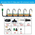 5-20M Universal Automatic Irrigation Sprinkler Kit Garden Balcony Atomization Sprinkler Watering Kits Rotating Copper Nozzle