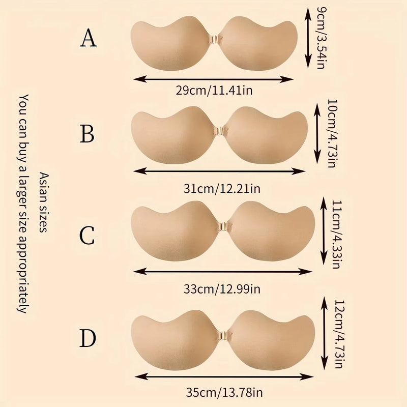 Mango cup nipple cover, ultra-thin breathable gathering invisible bra, suitable for women's summer camisole vest