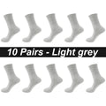 10Pairs/Lot Men Combed Cotton Socks Black Casual Business | SAMAG