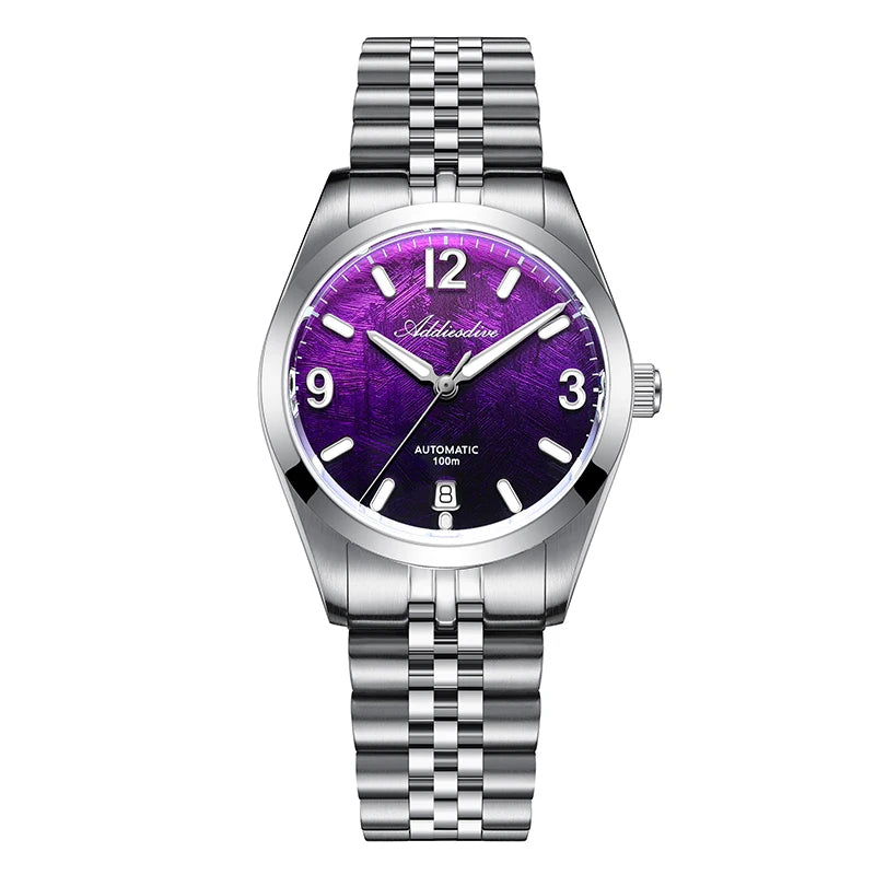 ADDIESDIVE AD2547 Watch For Men Sapphire Glass 10Bar Waterproof BGW9 Super Luminous Japanese 8215 Automatic Mechanical Watches