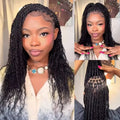 QVR Afro Kinky Bulk Hair No Attachment 50g Afro Curly Bulk 100% Human Hair Unprocessed Virgin Remy Braiding Hair for Dreadlocks