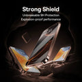 5Pcs High Clear Screen Protector for iPhone 17 16 15 14 Pro Max 16e 15 14 Plus 13 12 11 Pro XR XS Max 9H Hardness Tempered Glass
