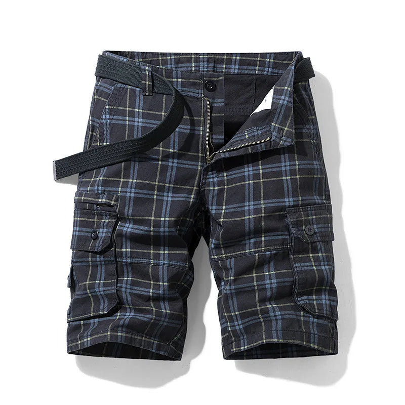 New Summer Men Thin Cotton 100% Cargo Shorts Jogger Pants | SAMAG
