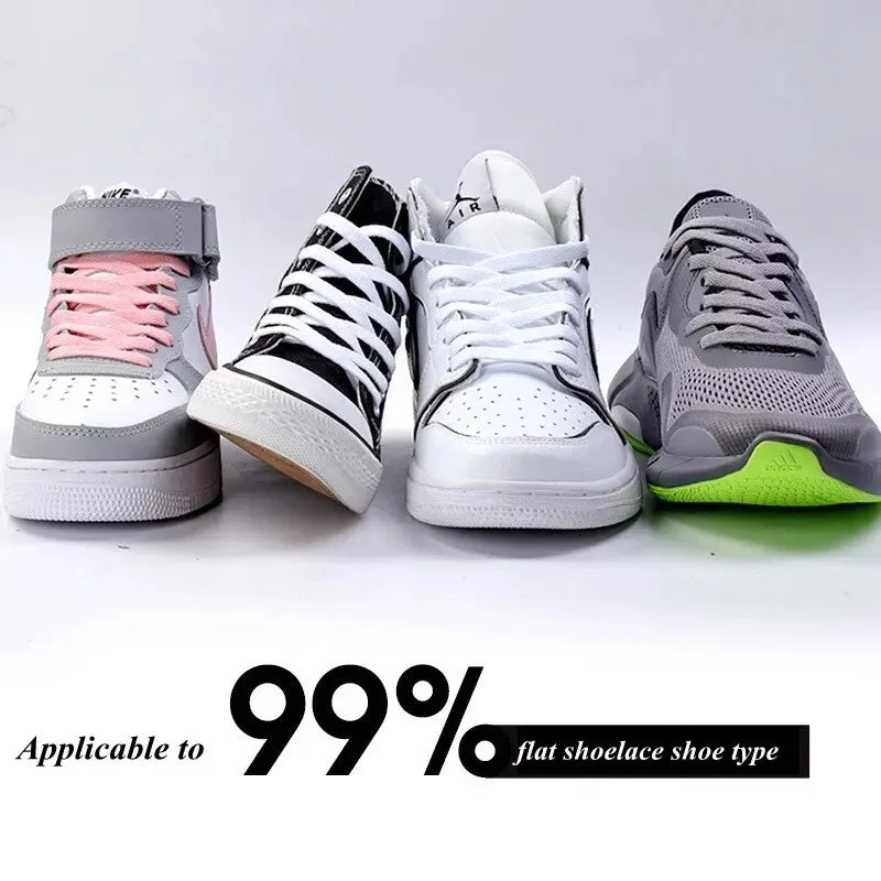 Flat AF1 Sneakers Shoelaces Canvas Basketball Shoelace Black White Color Classic Shoes laces 36colors Shoe Lace Accessories