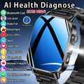 2026 New Professional-Grade Health Smart Watch Men ECG BP HR Uric Acid Lipid BMI Body Analysis Bluetooth Call Smartwatch Women