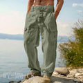European And American Men's Cotton And Linen Trousers | SAMAG