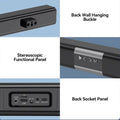 Soundbar Wireless Speaker, Built-in Battery, Dual-speaker Desktop Soundbar, Surround Sound, Home Theater TV Wireless Speaker