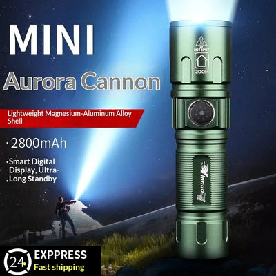 Portable Zoomable LED Flashlight Long Distance Waterproof | SAMAG