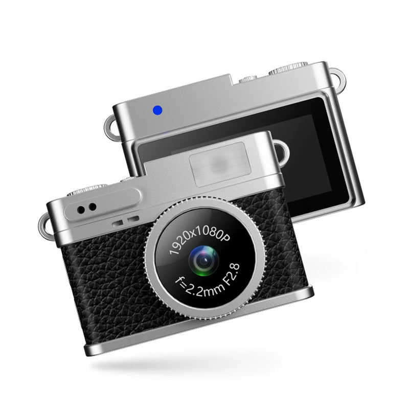 1080P HD Mini Camera 0.96-inch Screen Retro Digital Camera CCD Dynamic Video DV Camcorder Suitable for Travel, Sports etc.