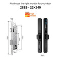 Smart Lock with Camera Door Viewer Waterproof IP66 Tuya WiFi Fingerprint Password Sliding RFID Card Sliding Electronic Door Lock