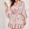 Women's Swimsuit Fashionable Casual Sexy V Lace Nightgown | SAMAG