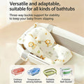 1Pc Baby Bath Mat Bathing Support Mat - Newborn Bath Rack Bath Tub Net Mat Universal - Adjustable, Comfortable, Non-Slip - Three-Point Baby Shower Net, Perfect Gift Choice for Bathtubs, Sinks, Bath Racks, and Baby Showers