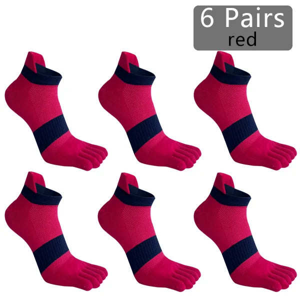 Pairs Man Five Finger Socks Large Plus Size Patchwork | SAMAG