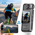 Digital Camera Mini WiF 4K 2K 1080P HD Portable Video Recorder Body Cam Infrared Night Vision Police/Bike Camcorder Sports DV