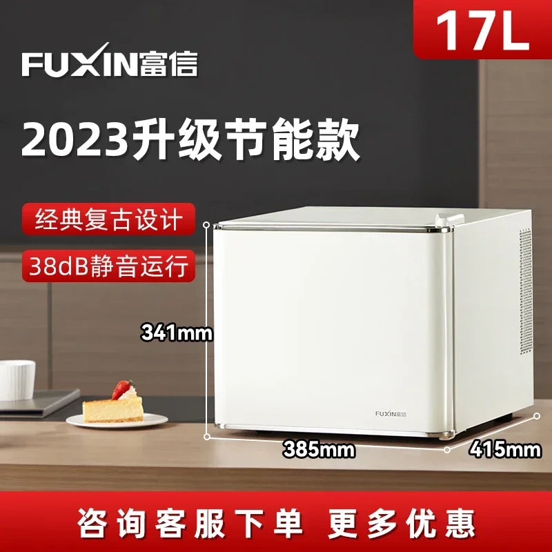 Mini Refrigerator Household Bedroom Dorm Mini Office Ice Bar Single Door Fresh-Keeping Refrigerated