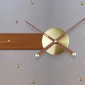 Spain Large Wall Clock Modern Design Metal Luxury Wall Watches Clocks DIY Home Decor Silent Living Room Orologi Da Parete Gift