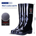 Rain shoes construction site waterproof rain boots men's non-slip wear-resistant rubber shoes water shoes thickened