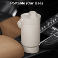 735ML Tumbler with Straw Portable Handle Cold Coffee Thermos  24OZ  316 Stainless Steel Inner nsulated Travel Mug Water Bottle