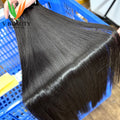 V Beauty Straight Human Hair Bundles Raw Human Hair Extensions Double Drawn 16A Grade Vietnamese Human Hair Virgin Unprocessed
