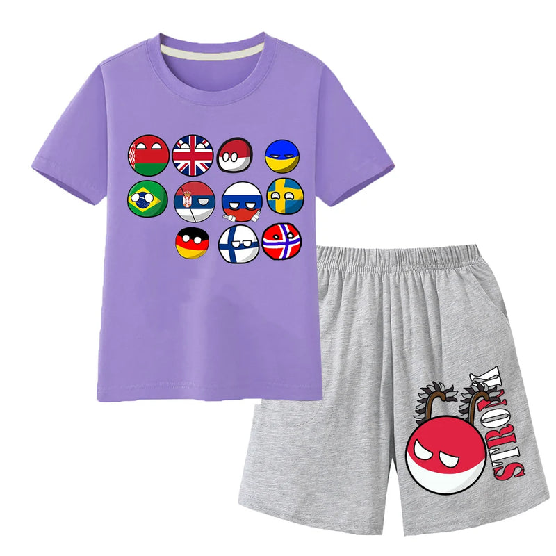 Countryball Polandballs Clothes for Summer Toddler Girls | SAMAG