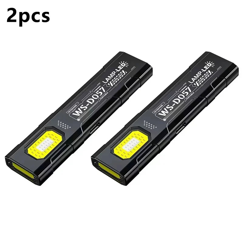 Multi Functional Work Light LED Magnetic Red Blue Flashing mini Outdoor Strong Light Super Bright Maintenance Light Flashlight
