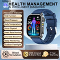 Health managed Non-Invasive Laser Physiotherapy Smart Watch Blood Pressure Uric Acid Call ECG+PPG 650nm Laser Smart Watch 2026